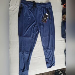 Mens Spyder Navy Athletic Pants NWT